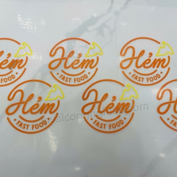 IN PET LOGO QUÁN ĂN HẺM FAST FOOD