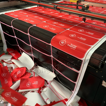 CẮT LASER GIA CÔNG TÚI DA ĐỎ